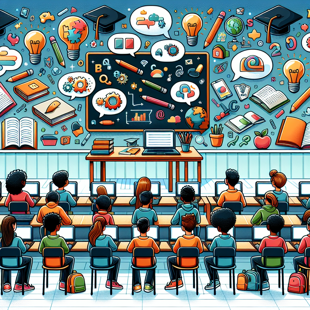 Lückentext-Übungen mit Wortbedeutungen – AI Quiz Theme Image