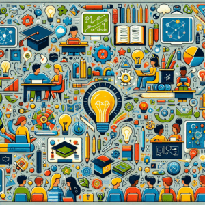 Test zu akademischen Konjunktionen – Verwendung von Daher, Dennoch, Obwohl – AI Quiz Theme Image