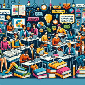 Vokabel-Challenge zu häufigen Phrasalverben und Kollokationen – AI Quiz Theme Image