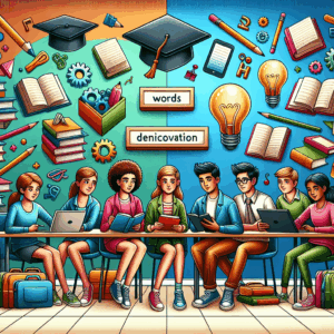 Wörter den richtigen Definitionen zuordnen – Vokabelquiz – AI Quiz Theme Image