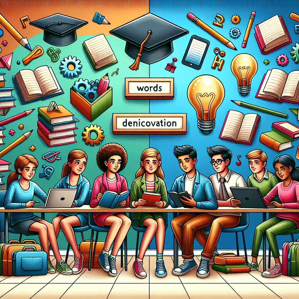 Wörter den richtigen Definitionen zuordnen – Vokabelquiz – AI Quiz Theme Image