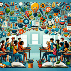 Wortschatz im Kontext – Lese- und Anwendungsquiz – AI Quiz Theme Image